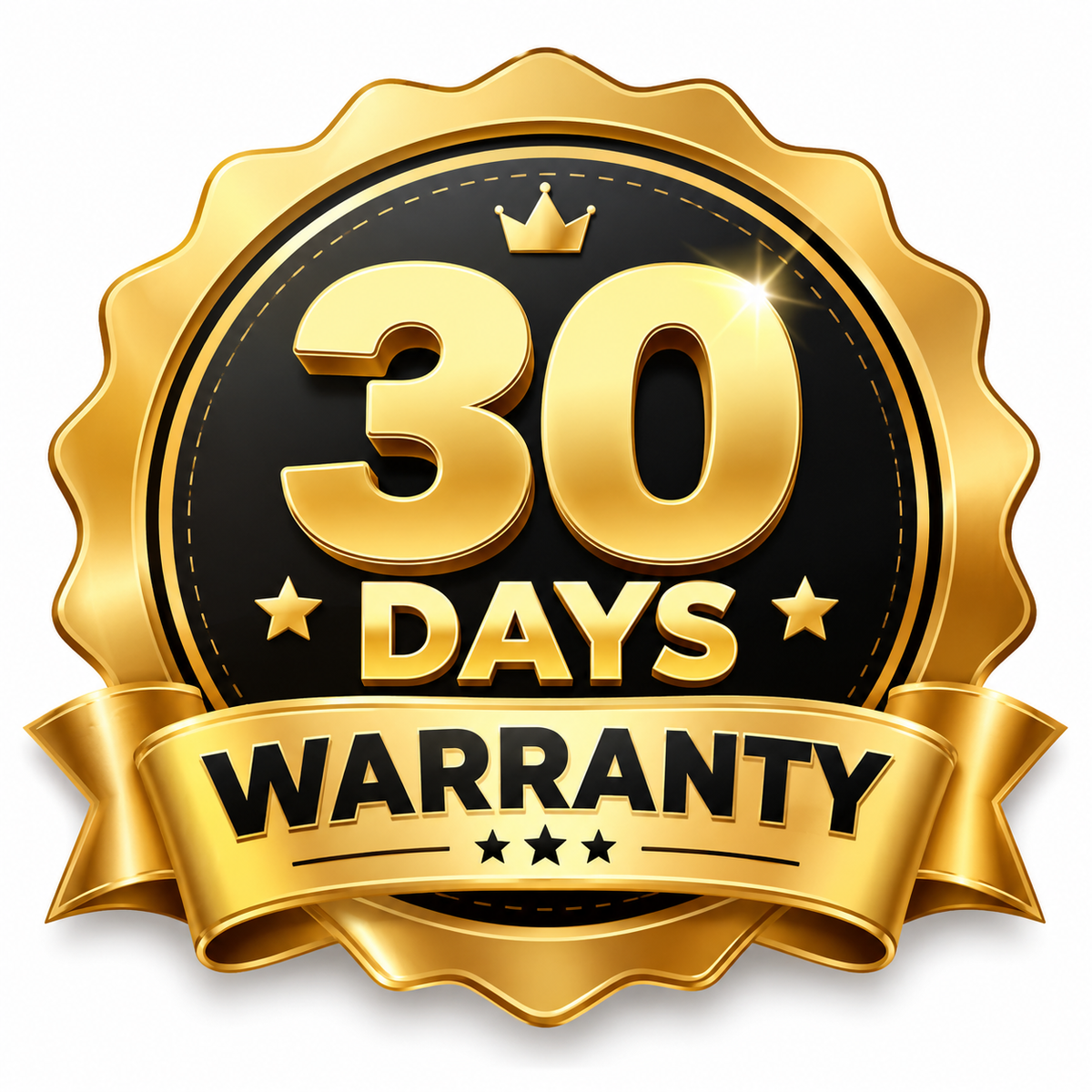 30-Days warranty